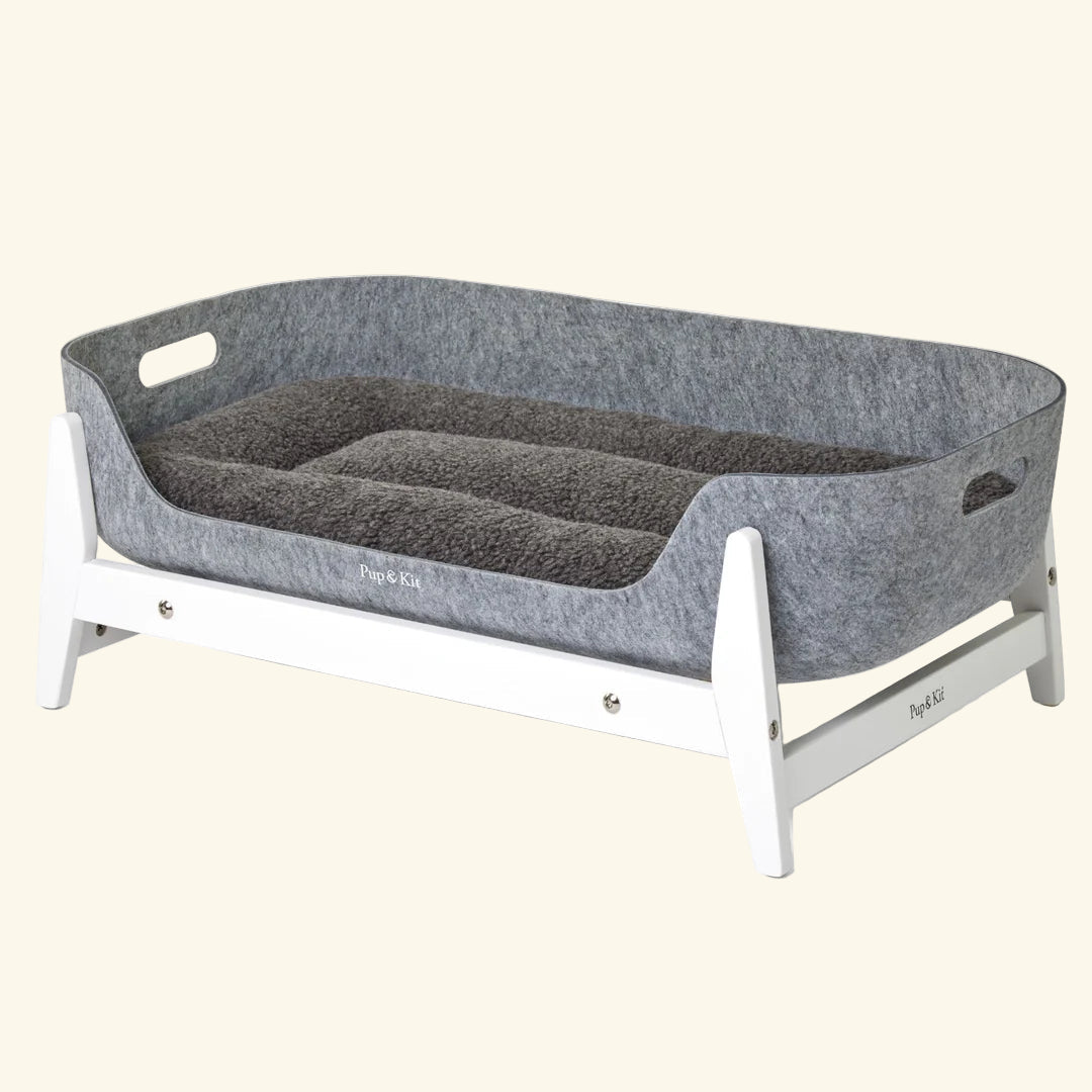 PetNest Grey with Stand White