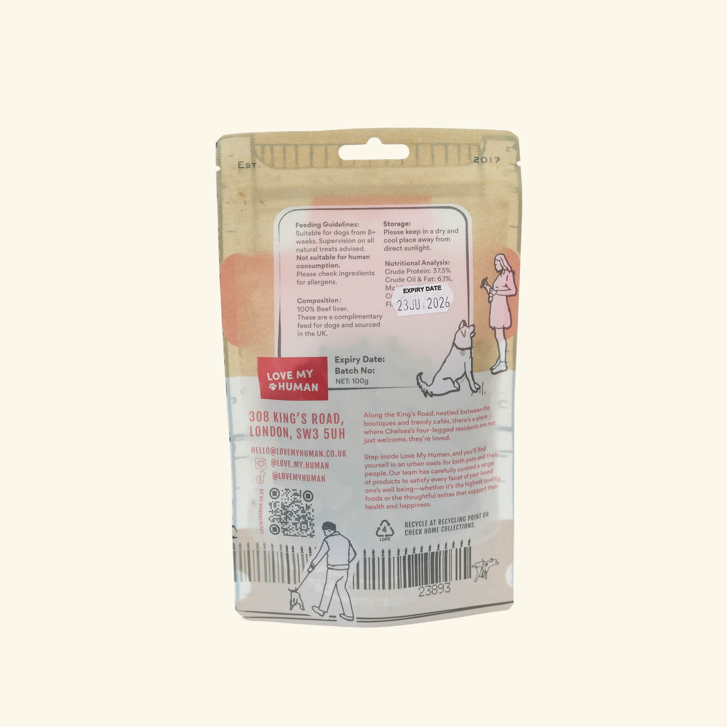 Beefy Liver Bones - Love My Human