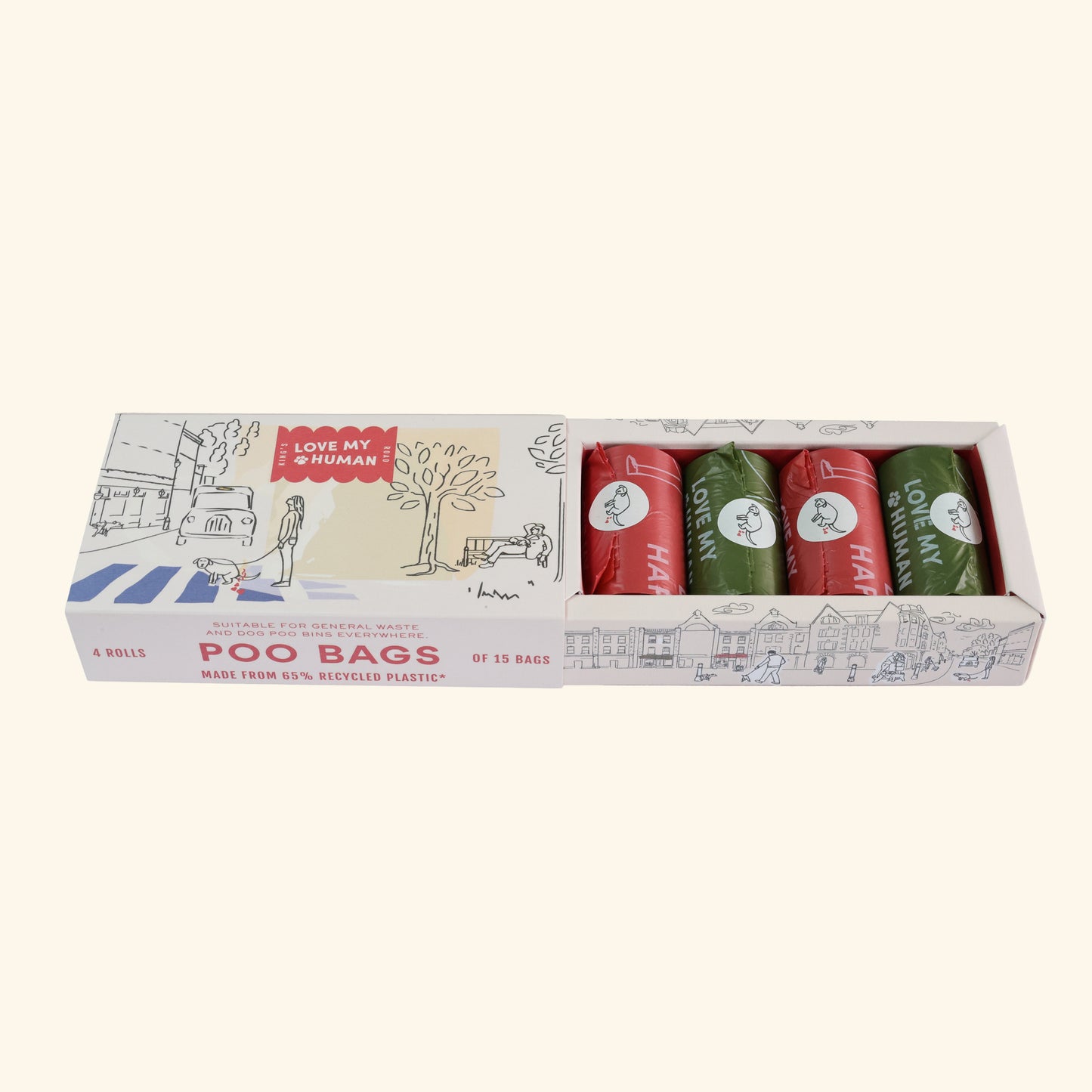 Poo Bags - 4 Rolls