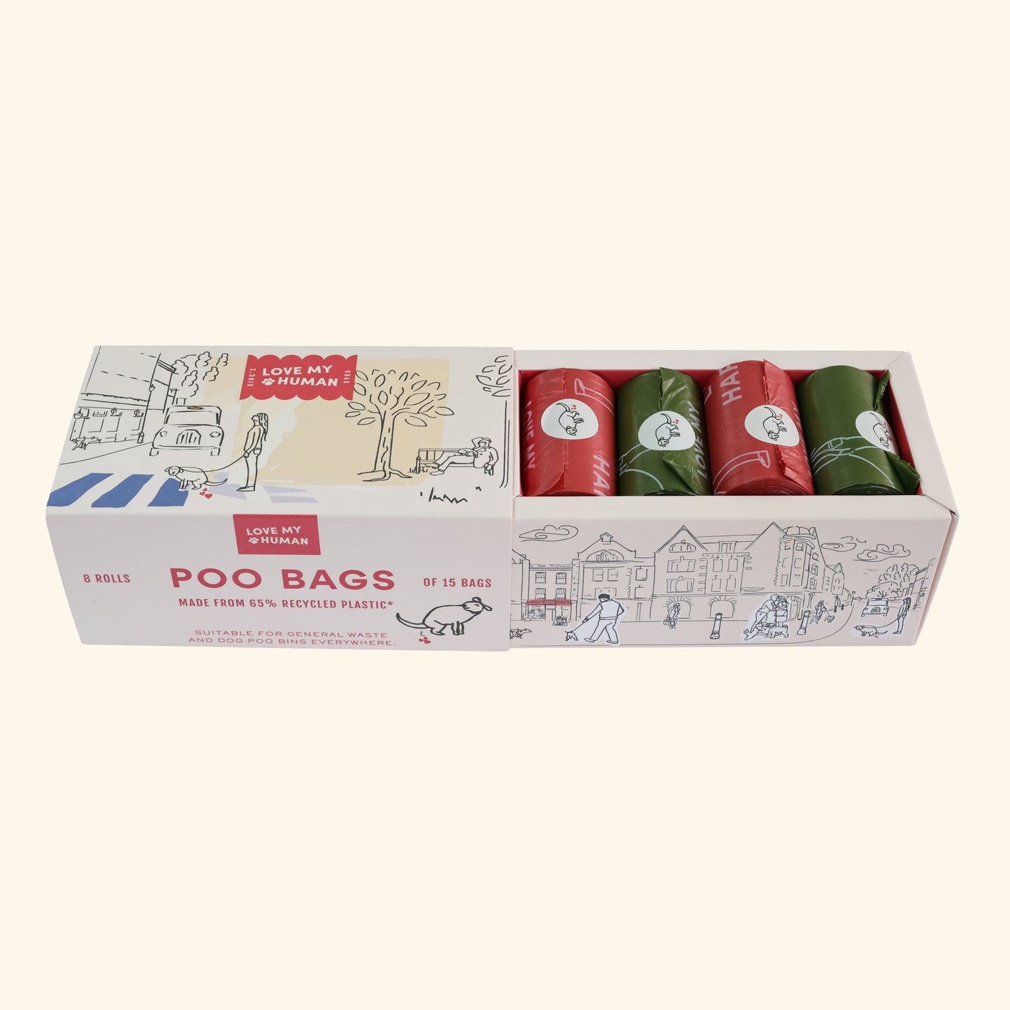 Poo Bags - 8 Rolls