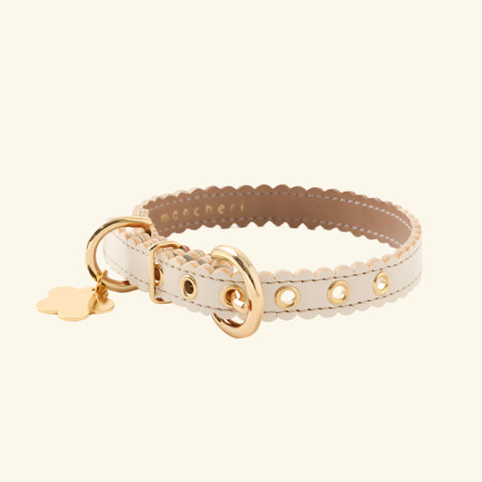 Wavy Flower Charm Collar
