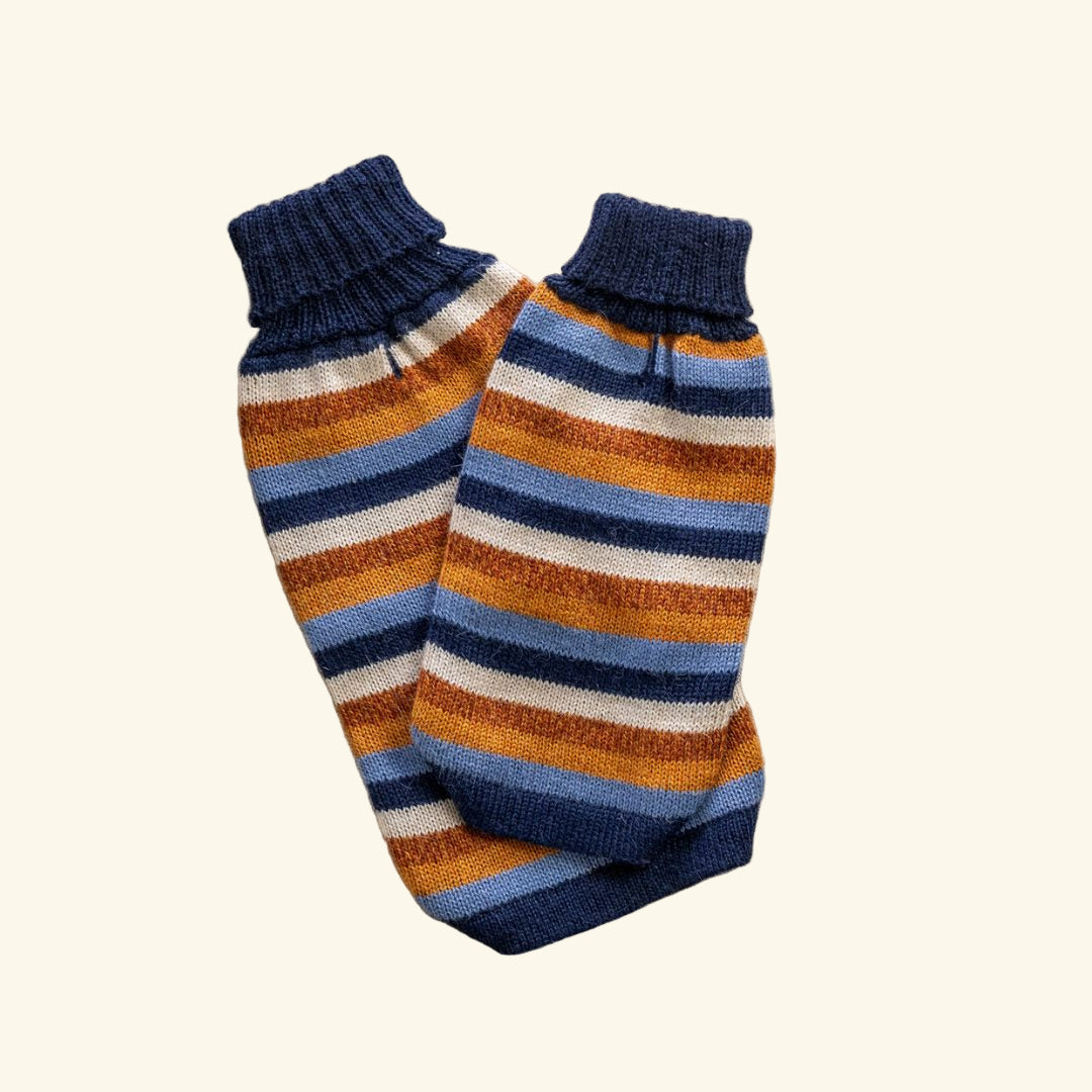 Navy Stripes Alpaca Sweater