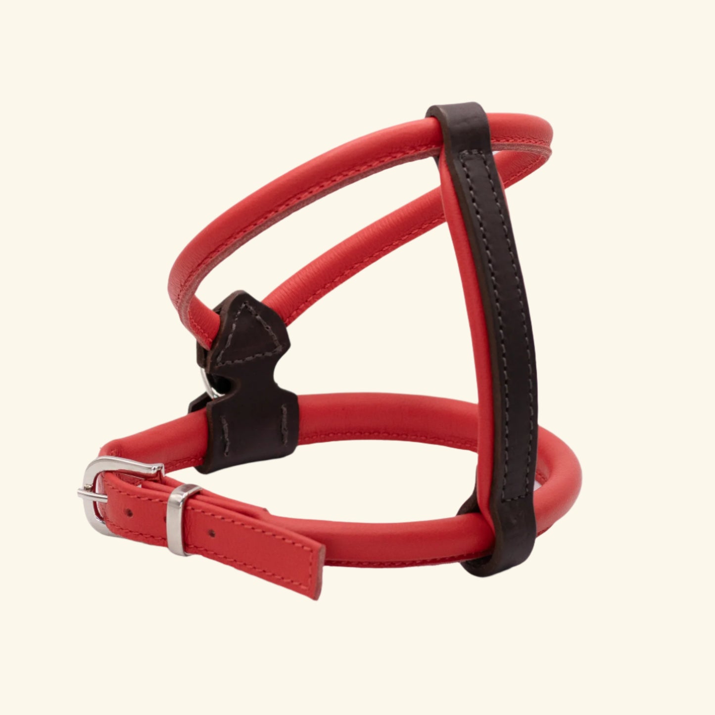 Rolled Leather Harness