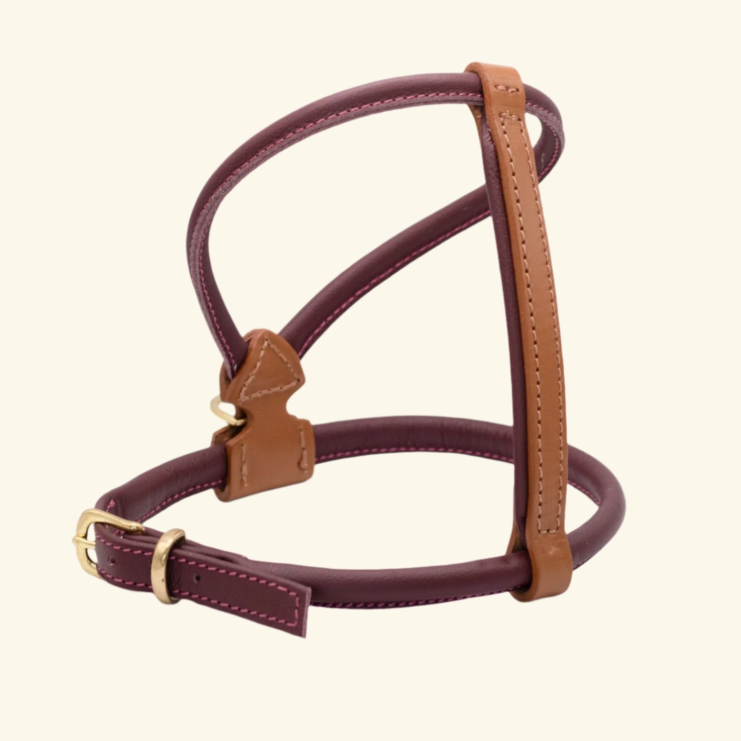 Rolled Leather Harness