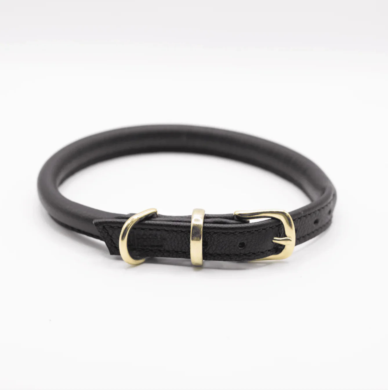 Rolled Leather Collar