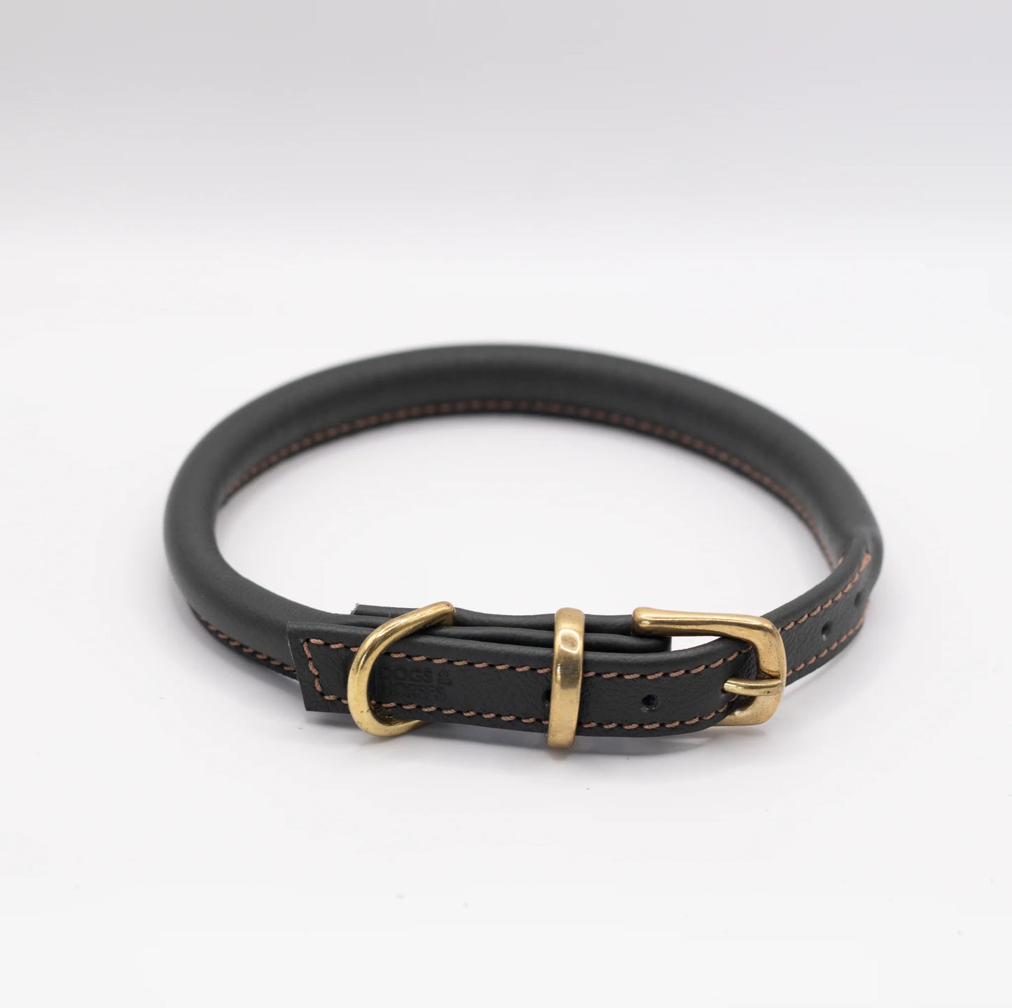 Rolled Leather Collar