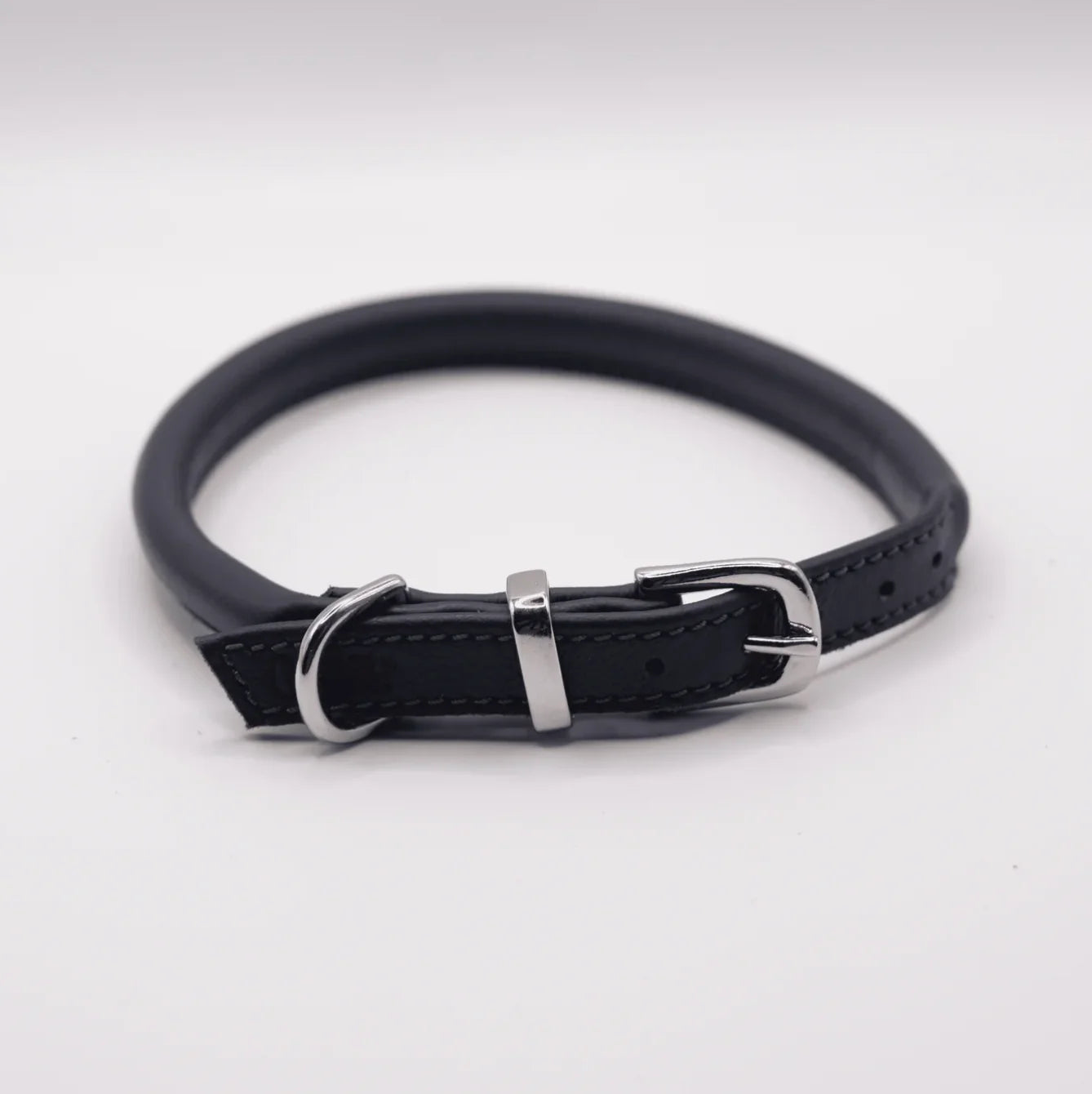 Rolled Leather Collar
