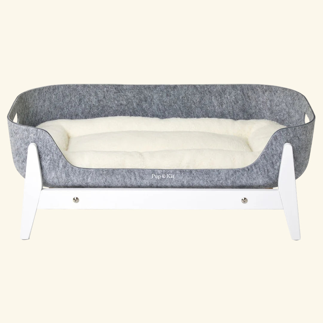 PetNest Grey with Stand White