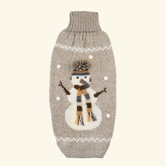 Snowman Taupe Sweater