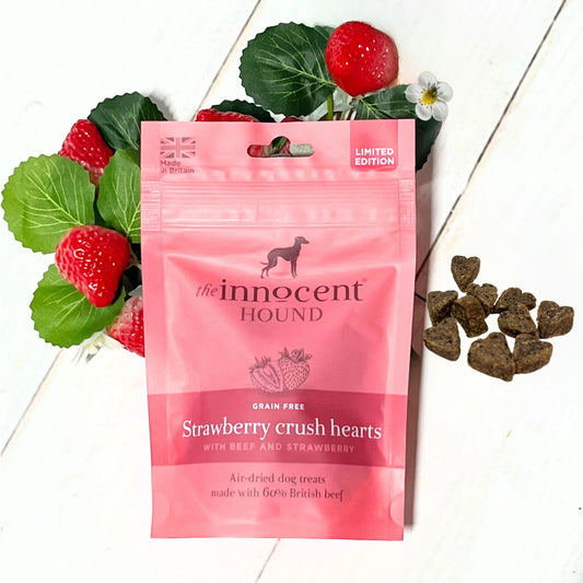 Strawberry Crush Hearts Beef & Strawberry Treats