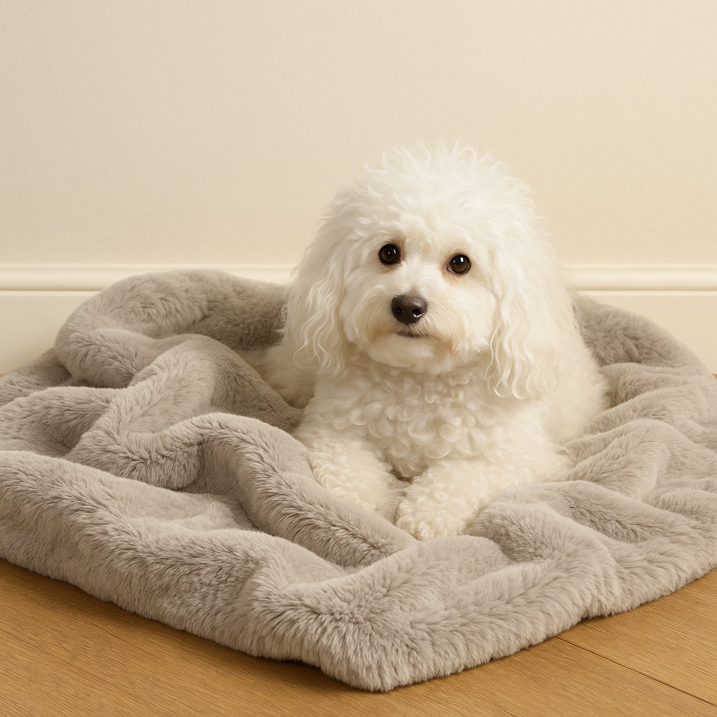 Faux Fur Blanket Medium - Love My Human