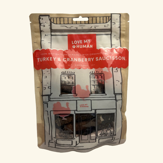 Turkey & Cranberry Saucisson - Love My Human