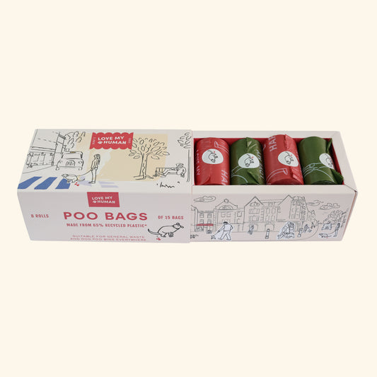 Poo Bags - 8 Rolls