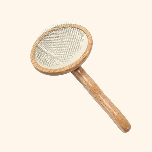 Rounded Wood Slicker Brush